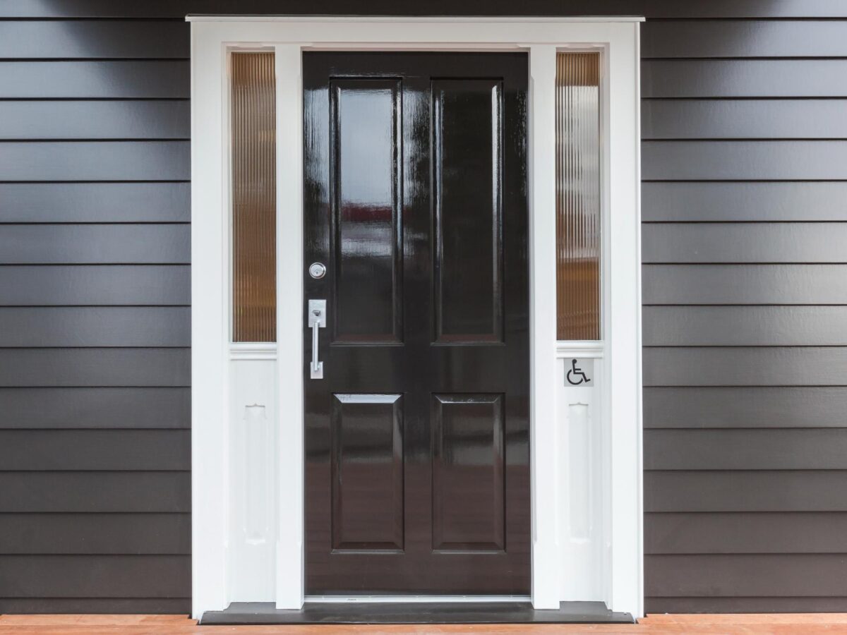 Renovated entrance way in Christchurch completed by Gareth Davis Builders