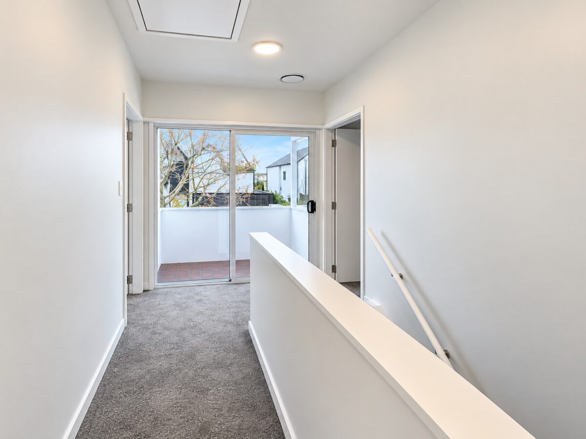landing renovation in central christchurch townhouse