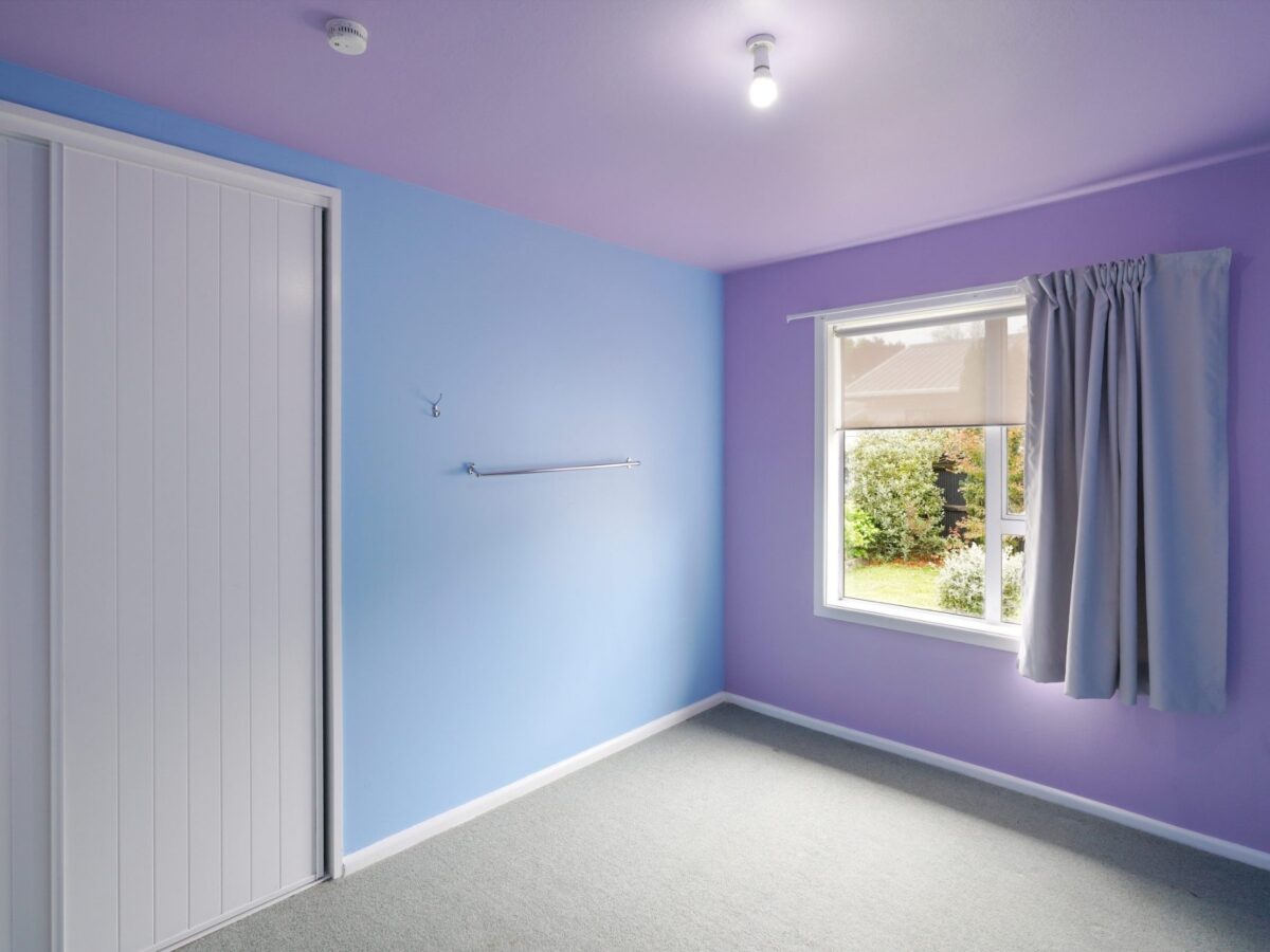 Bedroom before full home renovation in Rangiora