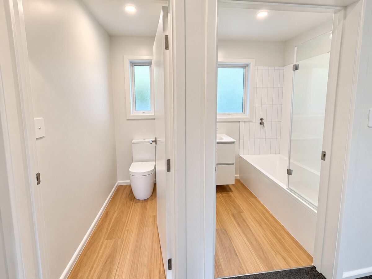 renovated bathroom in rangiora