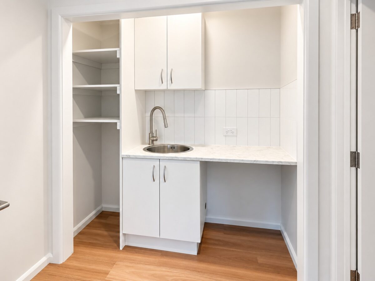renovated laundry in rangiora
