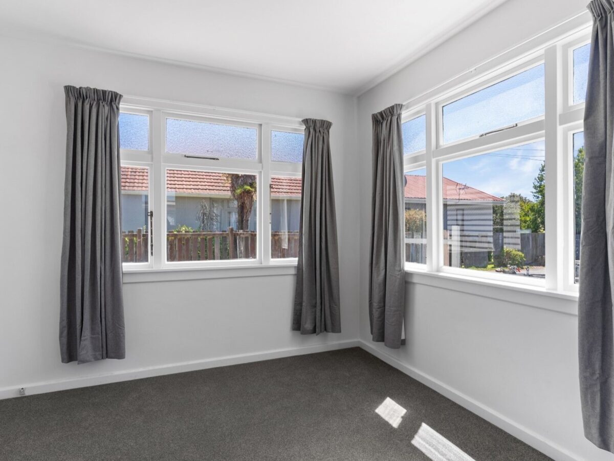 Bedroom renovation Christchurch rental property fresh interior