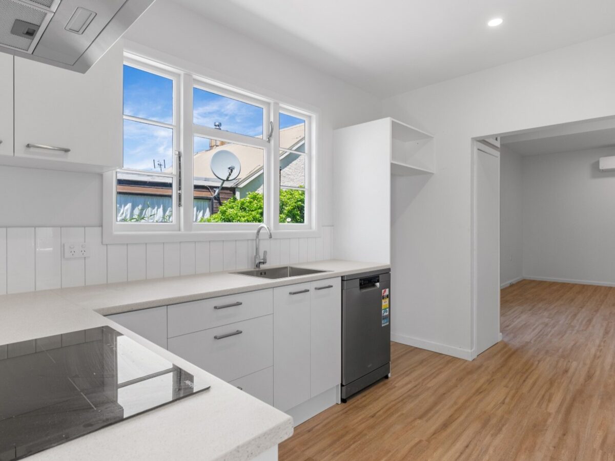 Christchurch rental renovation kitchen before and after