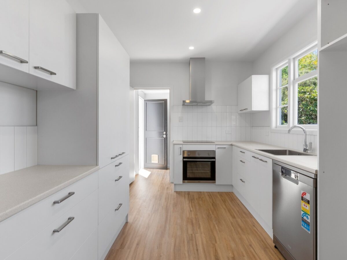 Rental property renovation in Christchurch before and after by Gareth Davis Builders