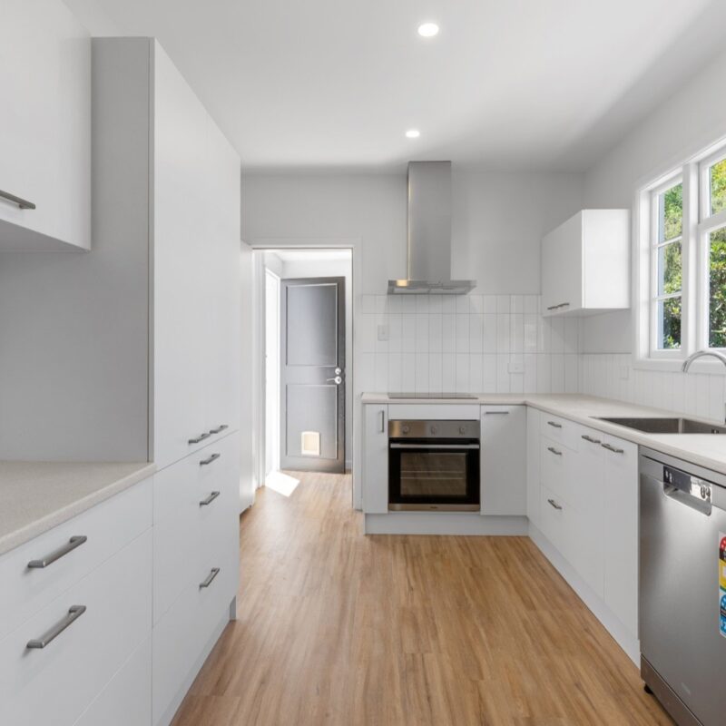 Rental property renovation in Christchurch before and after by Gareth Davis Builders