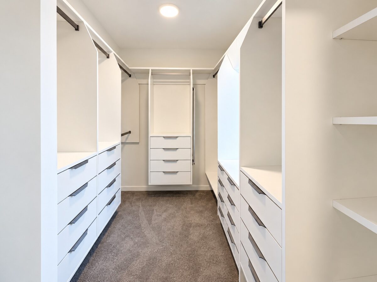 walk in wardrobe renovation after photo